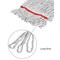 Alpine Industries 1in Head and Tail Bands Loop End 16oz Cotton Mop Head, Red ALP301-01-1R - alternate 8